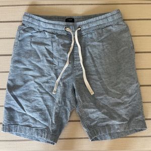 J Crew Light BlueCotton/Linen Stadium Short Mens M